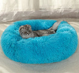 "Cozy Haven: Large Square Plush Pet Bed for Dogs and Cats"