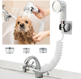 "Ultimate 3-in-1 Sink Faucet Sprayer: Perfect for Dog Bathing & Versatile Kitchen, Laundry, and Bathroom Use!"