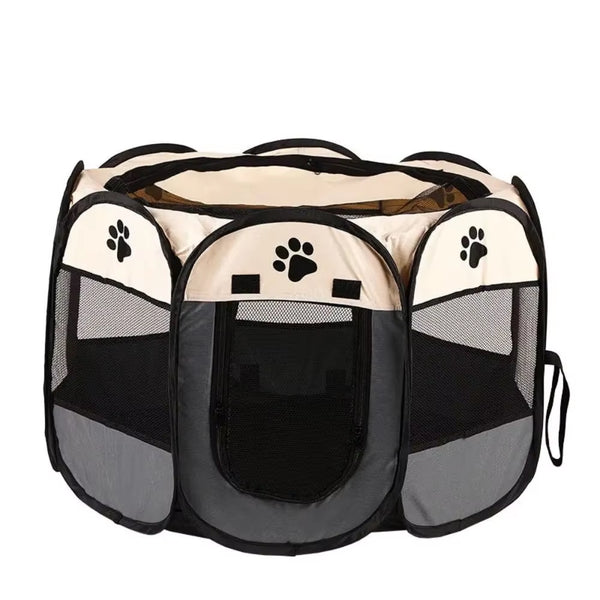 Ultimate Portable Foldable Pet Tent & Kennel - Easy Setup Octagonal Shelter for Dogs & Cats Outdoors