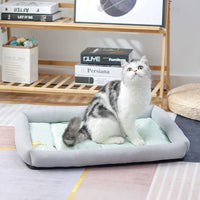 Cozy Summer Rattan Pet Bed for Small and Medium Dogs - Breathable and Washable