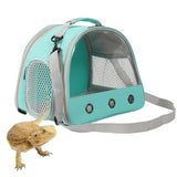 "Ultimate Portable Travel Carrier for Small Pets - Guinea Pig, Hamster, Bearded Dragon & Birds - Clear View Design for Outdoor & Vet Trips!"