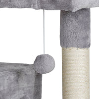 53" Activity Tower Cat Tree with Sisal-Covered Scratch Post - Kitty Furniture