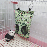 Rabbit, Guinea Pig and Small Animals Hay Food Dispenser - Durable Hay Food Bag Feeder for Small Pets