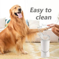 Automatic Dog Paws Cleaner or Foot Washer Cup, portable paw cleaner for small and medium-sized dogs 