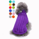 Pet Winter Sweater for Small Dogs and Cats - Knitted, Warm, and Cozy