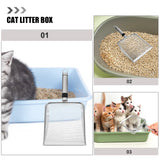 Pet Cat Litter Scoop with Sifting Function for Easy Cleaning