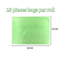 "Dog-Friendly Poop Bags Bundle: Keep Your Outdoor Space Clean with 5/10/30 Rolls of Dog Waste Bags - 15 Bags per Roll!"