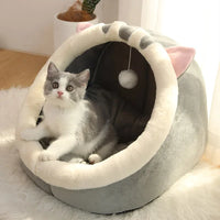 Snail Shell Cozy Cat Bed - Perfect for Sweet Dreams!