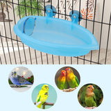 Portable Bird Bath with Mirror - Ideal Bathtub for Bird like Parrots