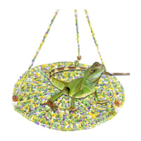 "Reptile Paradise: Deluxe Bearded Dragon Hammock Swing"