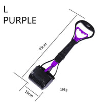 "Long Handle Dog Pooper Scooper - Efficient Waste Cleaning Tool for Dogs and Cats"