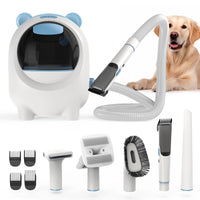  Dog & Cat Grooming with Vacuum with 5 Professional Grooming, Powerful Suction Tools   