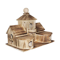 Luxurious Solid Wood Outdoor Bird Villa.      - Cozy Insulated Haven for Parrots & Birds This Winter