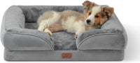 Premium Waterproof Orthopedic Dog Bed for Medium Dogs 