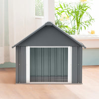 "Spacious Indoor Outdoor Dog House for Medium to Large Dogs - 34 x 38 x 35 Inches"