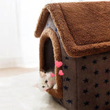 Arctic Velvet Premium Luxury Cat House Bed