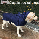 "Premium Waterproof Dog Raincoat - Perfect for Golden Retrievers & All Breeds - Stylish Hooded Design for Small to Large Dogs!"