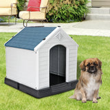 "Cozy Water-Resistant Dog House for Small to Medium Outdoor Pets"