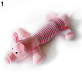 Adorable 3-Pack Plush Squeaky Dog Toys             