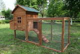 "Spacious 12 Sq. Ft. Chicken Coop & Run Combo for 3 Chickens - Zebediah"