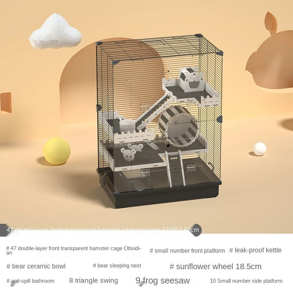 "Djungarian Hamster Deluxe Villa with Acrylic Accessories Set"