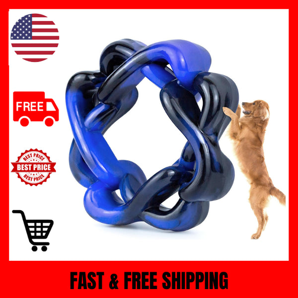 Tough Dog Chew Toy Ring for Aggressive Chewers