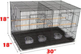 "Large Breeding Flight Bird Cage for Various Birds - Ideal for Aviaries and Home Use!"