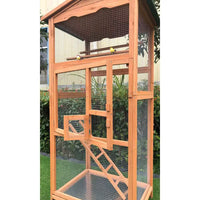 Outdoor Wooden Bird Cage