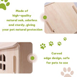 "Cozy Indoor Dog House with Breathable Door for Small to Medium Dogs"