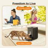 Smart Cat & Dog Feeder - 2L Automatic Dispenser with Tuya App 