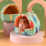 Cozy Cartoon Guinea Pig, Hamster or Rabbit Bed Cave - Soft, Skin-Friendly Hideout for Small Animals 