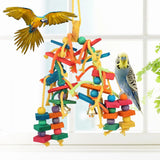 "Premium Interactive Parrot Toys for Training and Enrichment - Durable Cotton Rope for Chewing and Tearing"