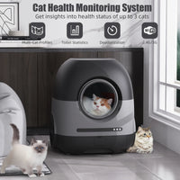 "Revolutionary Redsasa Smart Cat Litter Box - Effortless Self-Cleaning & App Control for Multiple Cats!"