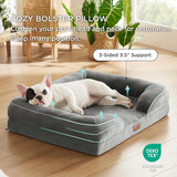 Premium Waterproof Orthopedic Dog Bed for Medium Dogs 