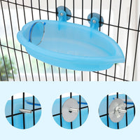 Portable Bird Bath with Mirror - Ideal Bathtub for Bird like Parrots