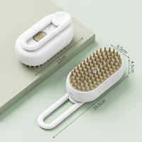 Cat & Small Dog Grooming Brush. with electric Steam Cleaner.     , Massage Spray, and Hair Removal Comb for Cats and Dogs