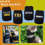 Adorable 4-Pack Small Dog T-Shirts – Stylish Vests for Your Small Dog