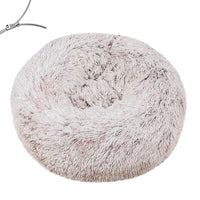 Cozy Round Plush Pet Bed for Dogs and Cats - Perfect for Winter!