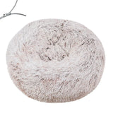 Cozy Round Plush Pet Bed for Dogs and Cats - Perfect for Winter!