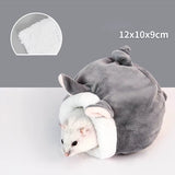 Cute Hamster Cotton House Soft Plush Sleeping Bag Small Animal Nest Guinea Pig Breathable Warm Rooms Hamster Accessories