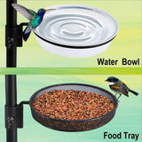 89-Inch Deluxe Bird Feeding Station Kit - Attract More Birds with Multi-Feeder Hanging Setup, Bird Bath, and Planter Hanger