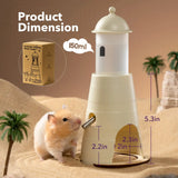 'S Hamster Water Bottle with Stand & Hideout Space (150Ml) Convenient and Comfortable Solution for Dwarf Hamsters Gerbil