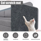 Professional Title: "Self-Adhesive Cat Scratching Mat Carpet with Trimmable Post for Furniture Protection"