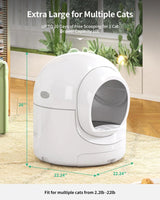 Revolutionary Self-Cleaning Cat Litter Box - App Control, Odor-Elimination