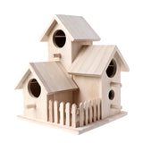 Charming Wooden Birdhouse - Perfect for Garden, Backyard & Balcony Decor