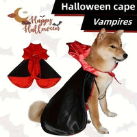 "Spooktacular Medium Dog Halloween Costumes - Vampire Cloak & Devil Outfit for Dogs!"