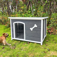 "Ultimate Weatherproof Dog House - Perfect for Dogs of Any Size!"