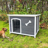 "Ultimate Weatherproof Dog House - Perfect for Dogs of Any Size!"