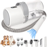 Dog & Cat Grooming Kit & Vacuum         - Low Noise 11Kpa Suction, 5-in-1 Groomer for Dogs & Cats with 2.5L Dustbin