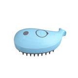 Electric Paw-Shaped Cat and Dog Grooming Brush with Steam and Water Spray for Bathing and Massage